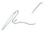 Vlado Baránek podpis